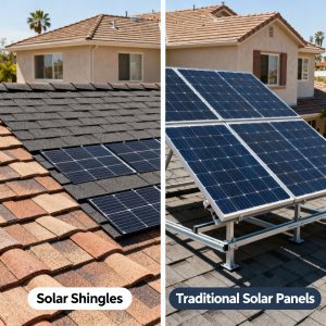 Solar Shingles vs Solar Panels